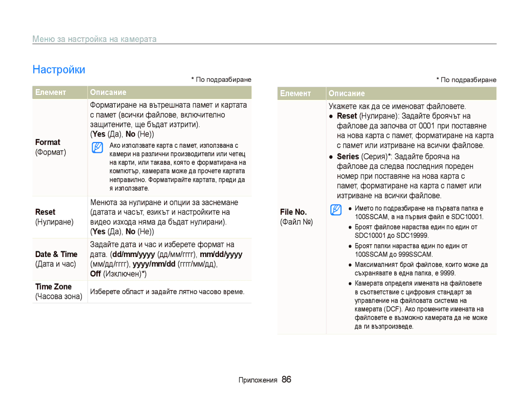 Samsung EC-PL10ZRBP/E3, EC-PL10ZBBP/E3, EC-PL10ZPBP/E3, EC-PL10ZLBP/E3, EC-PL10ZSBP/E3 manual Настройки 