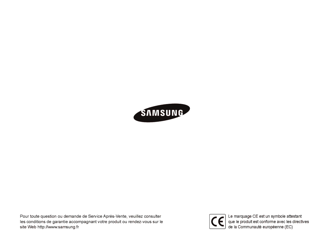 Samsung EC-PL10ZRBP/FR, EC-PL10ZPBP/FR, EC-PL10ZLBP/FR manual 