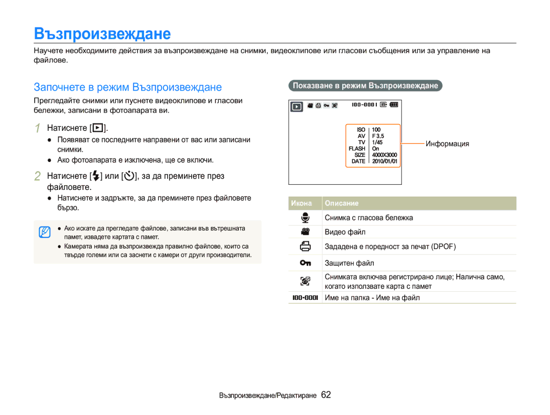 Samsung EC-PL150ZBPRE3, EC-PL150ZBPSE3 manual Ȼɴɡɩɪɨɢɡɜɟɠɞɚɧɟ, Ɂɚɩɨɱɧɟɬɟɜɪɟɠɢɦȼɴɡɩɪɨɢɡɜɟɠɞɚɧɟ, ɆɚɬɢɫɧɟɬɟP@ 