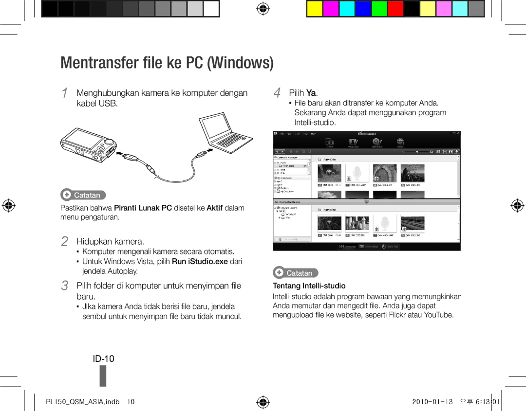 Samsung EC-PL151ZBDPVN, EC-PL151ZBDLE1, EC-PL150ZBPRGB, EC-PL151ZBDRE1, EC-PL150ZBPUE1 Mentransfer file ke PC Windows, ID-10 