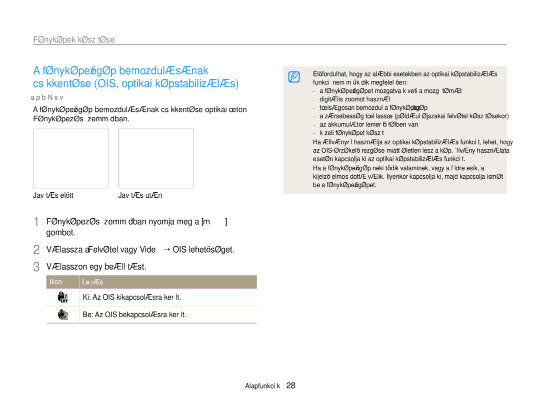 Samsung EC-PL170ZFPBE3, EC-PL170ZBPBE1 manual Fényképezés üzemmódban nyomja meg a m gombot, Közeli fényképet készít 