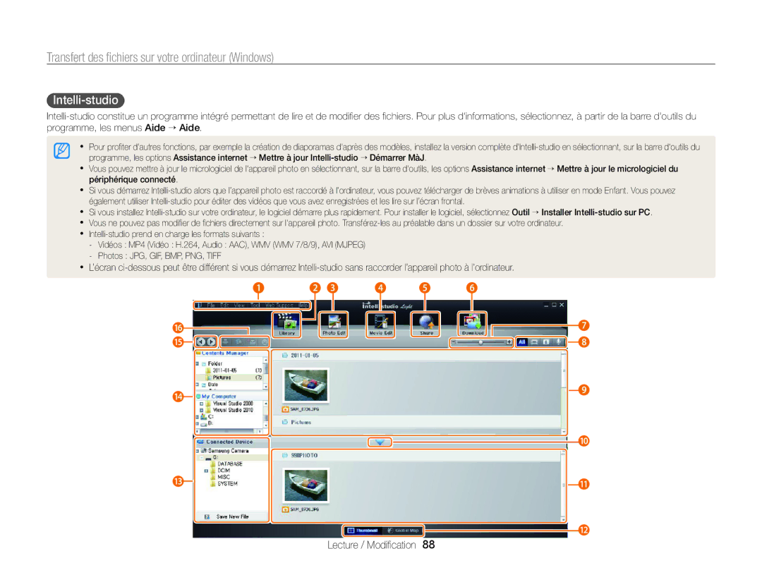 Samsung EC-PL170ZDPBZA, EC-PL170ZFPBE1, EC-PL170ZBPBE1 manual Intelli-studio 