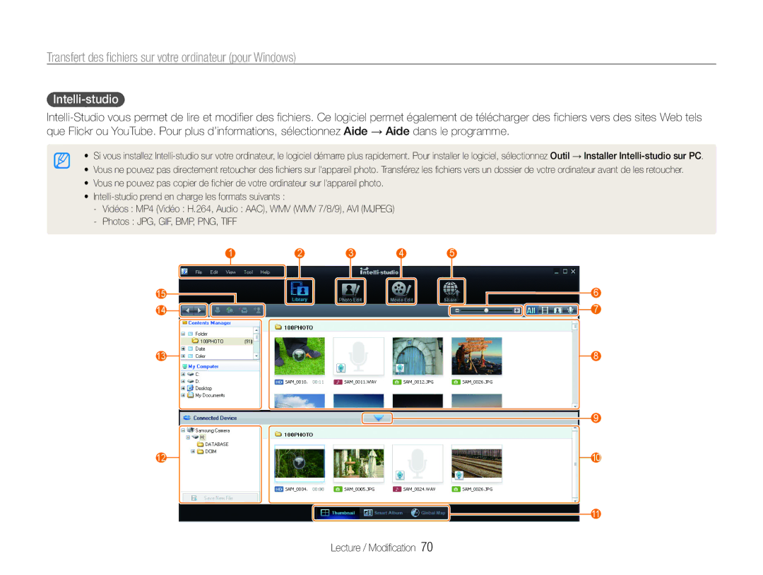 Samsung EC-PL201ZBPBE1, EC-PL200ZBPRE1, EC-PL201ZBPRE1, EC-PL200ZBPBE1, EC-PL201ZBPSE1 manual Intelli-studio 