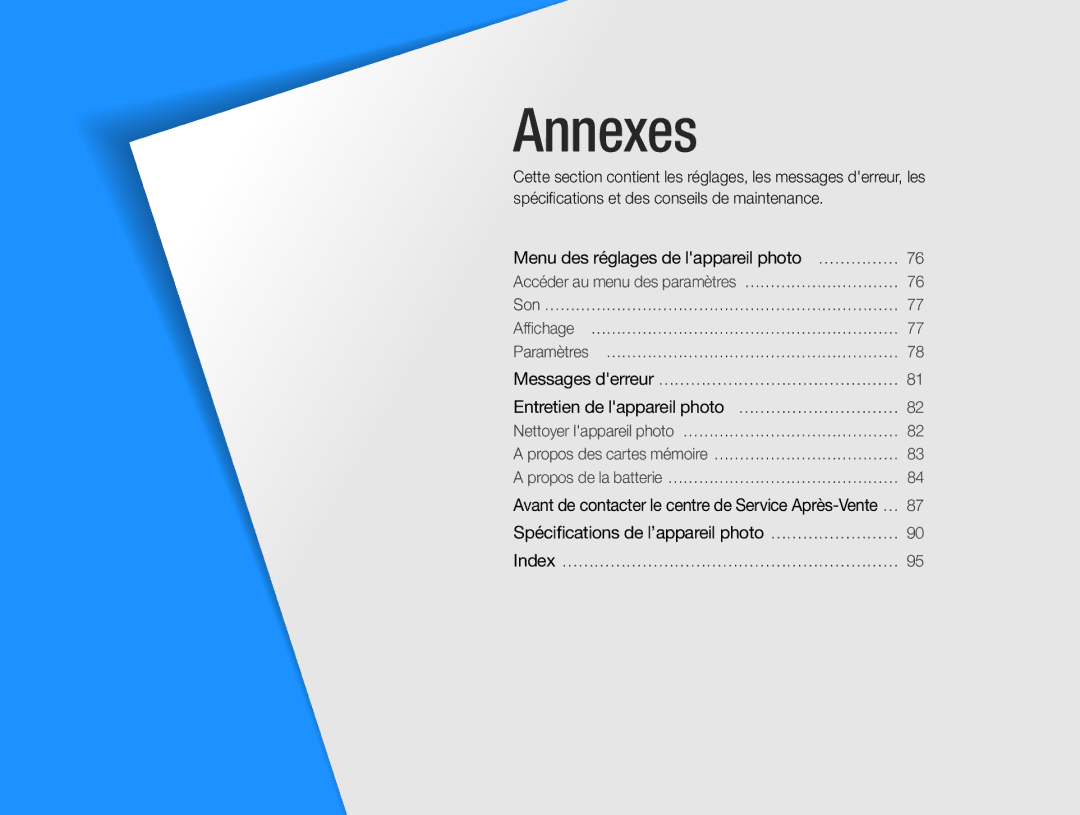 Samsung EC-PL201ZBPBE1, EC-PL200ZBPRE1, EC-PL201ZBPRE1, EC-PL200ZBPBE1, EC-PL201ZBPSE1 manual Annexes 