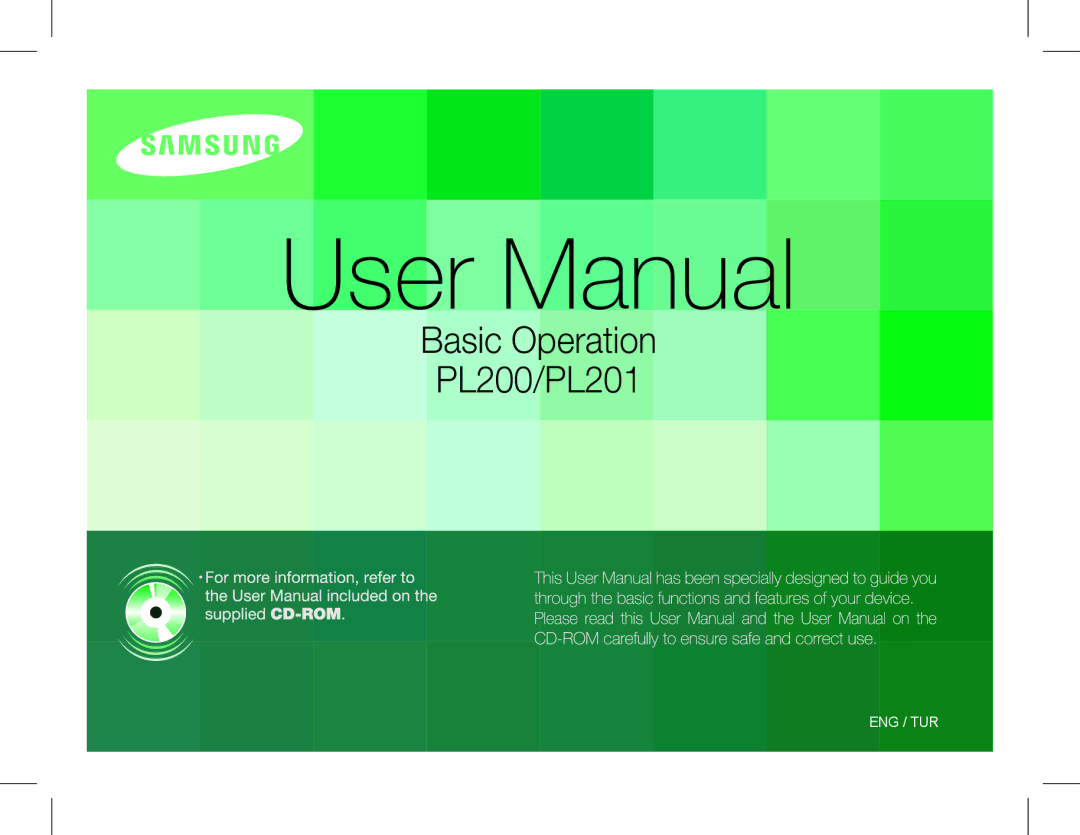 Samsung EC-PL201ZBPBE1, EC-PL200ZBPRE1, EC-PL201ZBPRE1, EC-PL200ZBPBE1, EC-PL201ZBPSE1, EC-PL200ZBDBUS manual PL200/PL201 