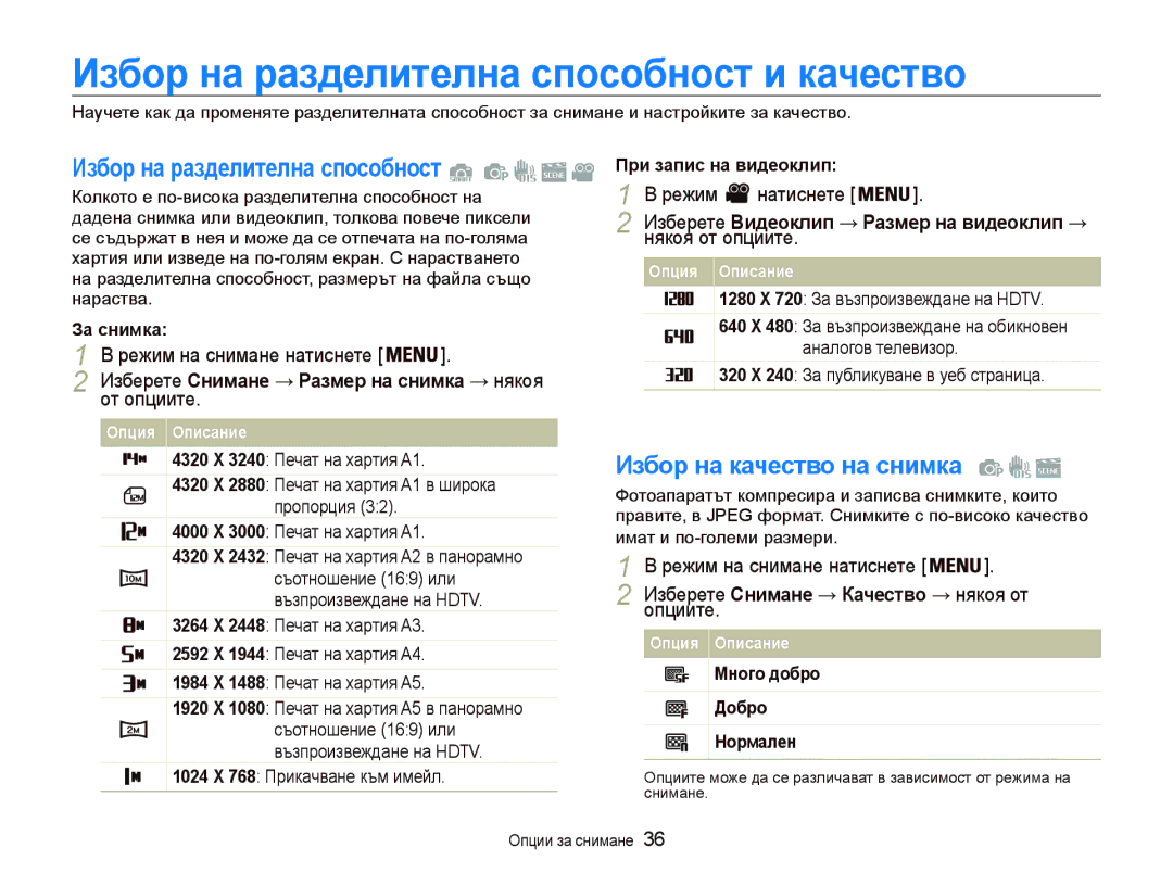 Samsung EC-PL20ZZBPSE3 Иɡбɨɪ нɚ ɪɚɡдɟлитɟлнɚ ɫпɨɫɨбнɨɫт и кɚчɟɫтвɨ, Иɡбɨɪ нɚ ɪɚɡдɟлитɟлнɚ ɫпɨɫɨбнɨɫт , Ɨɬɨɩɰɢɢɬɟ 