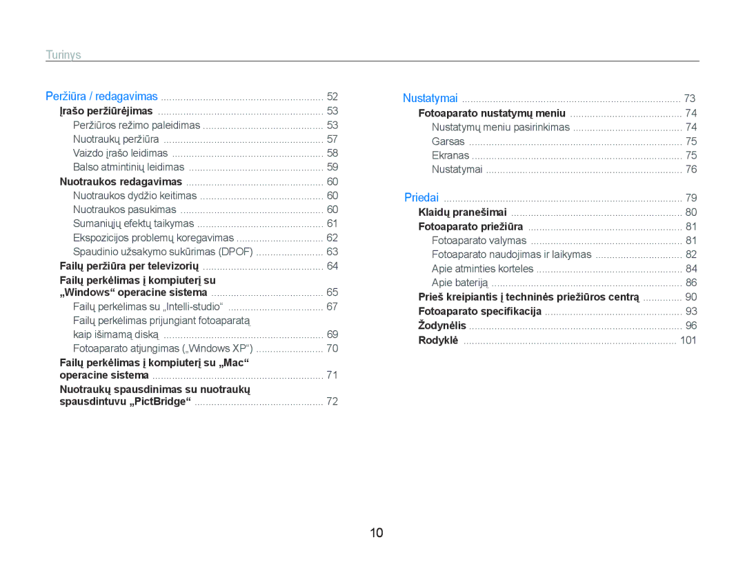 Samsung EC-PL20ZZBPBE2, EC-PL20ZZBPSE2 manual Failǐ perkơlimas Ƴ kompiuterƳ su „Mac, Nuotraukǐ spausdinimas su nuotraukǐ 