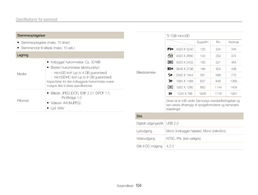 Samsung EC-PL211ZBPBE2, EC-PL21ZZBPBE2, EC-PL21ZZBPPE2, EC-PL210ZBPPE2, EC-PL210ZBPBE2, EC-PL21ZZBPRE2 manual Stik, Usb 