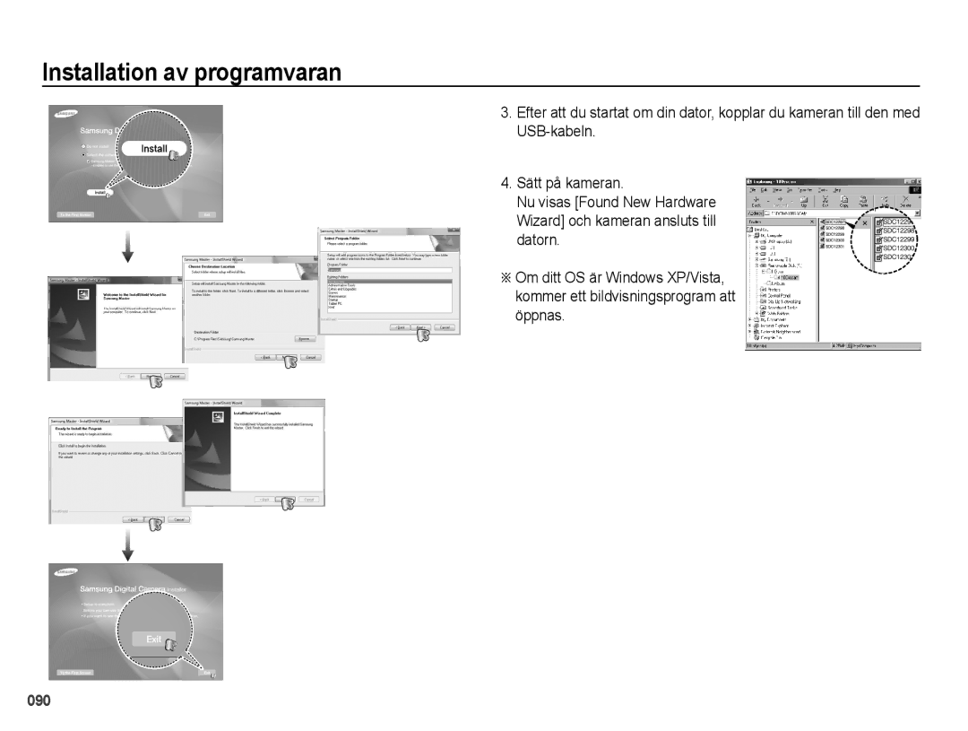 Samsung EC-PL50ZPBP/E2, EC-PL50ZABP/E2, EC-PL50ZBBP/E2, EC-PL50ZSBP/E2 manual 090 