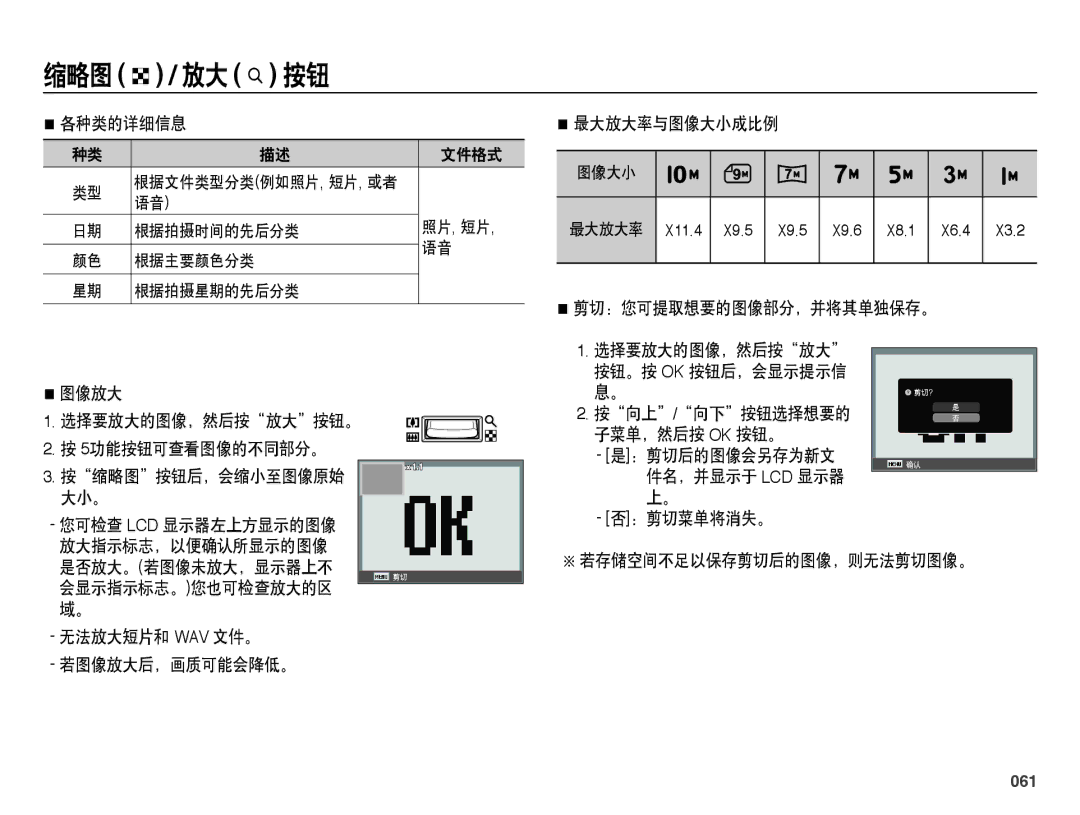 Samsung EC-PL50ZBBP/E3, EC-PL50ZABP/IT, EC-PL50ZPBP/IT, EC-PL50ZABP/E1, EC-PL50ZSBP/E3, EC-PL50ZPBP/E3, EC-PL50ZABP/E3 manual 061 