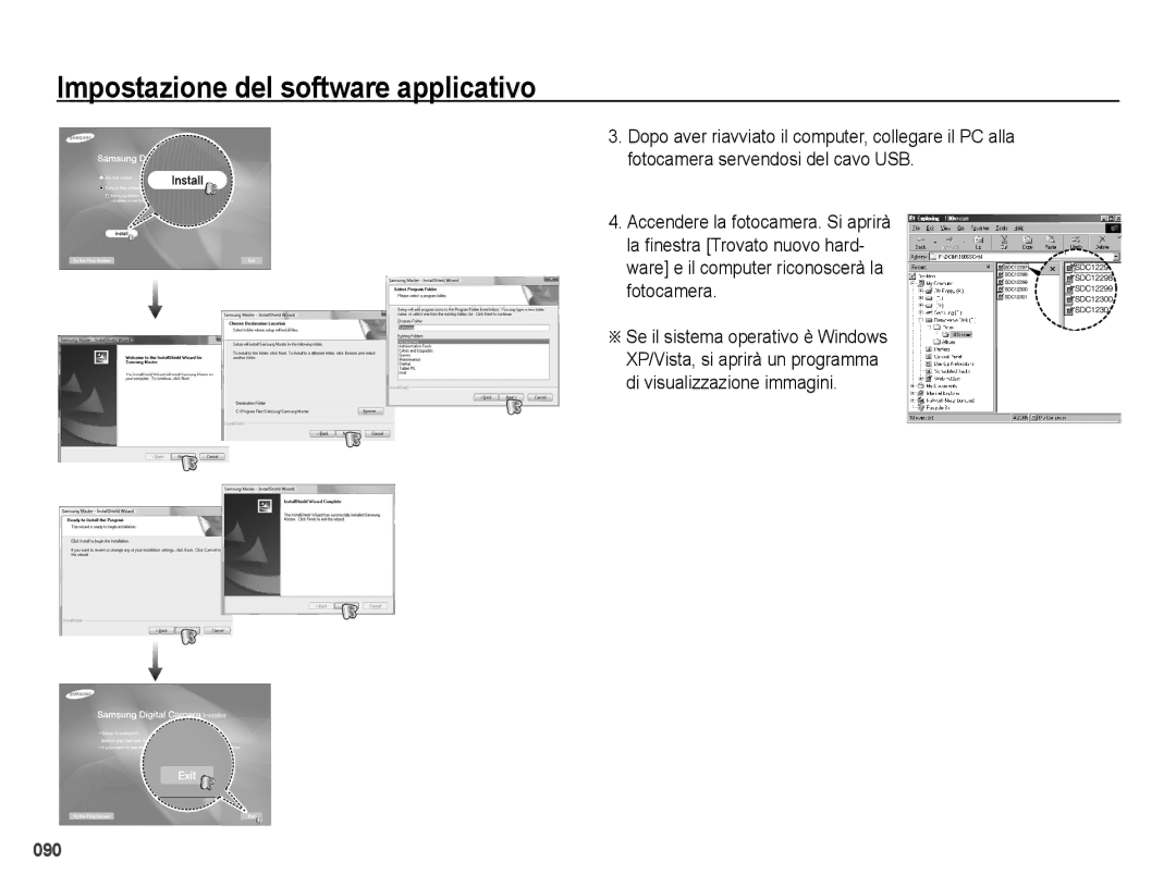 Samsung EC-PL50ZABA/IT, EC-PL50ZBBP/IT, EC-PL50ZSBP/IT, EC-PL50ZSBA/IT, EC-PL50ZABP/IT, EC-PL50ZPBP/IT manual 090 