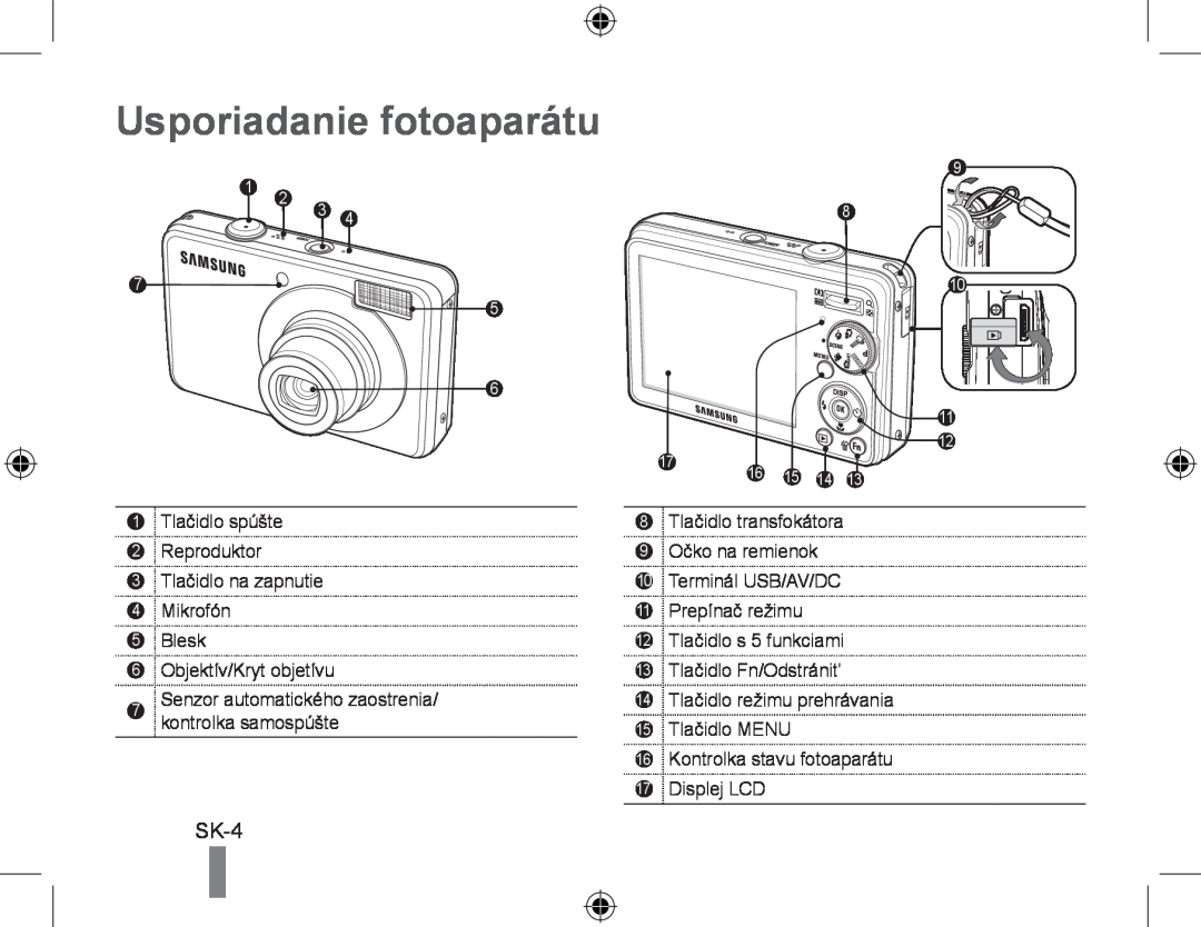 Samsung EC-PL50ZABP/AU, EC-PL50ZPBP/FR, EC-PL50ZABP/FR, EC-PL50ZSBP/FR, EC-PL50ZBBP/FR, EC-PL50ZAAP Usporiadanie fotoaparátu 