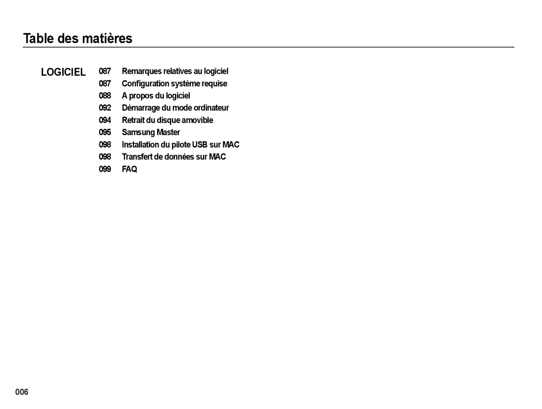 Samsung EC-PL50ZSBP/FR, EC-PL50ZPBP/FR, EC-PL50ZABP/FR, EC-PL50ZBBP/FR, EC-PL50ZSBP/GB manual 006 