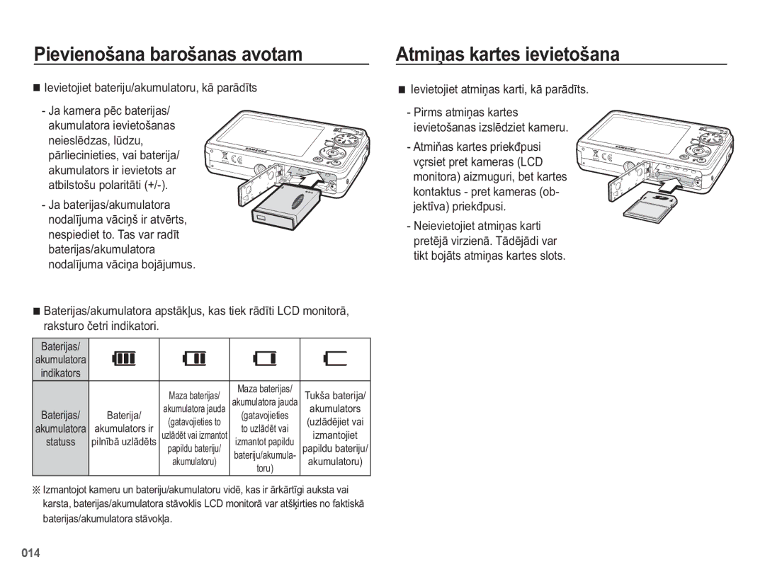 Samsung EC-PL50ZSBP/RU manual $WPLƼDVNDUWHVLHYLHWRãDQD, SɨuolhflqlhwlhvYdlEdwhulmd DnxpxodwruvLuLhylhwrwvDu 