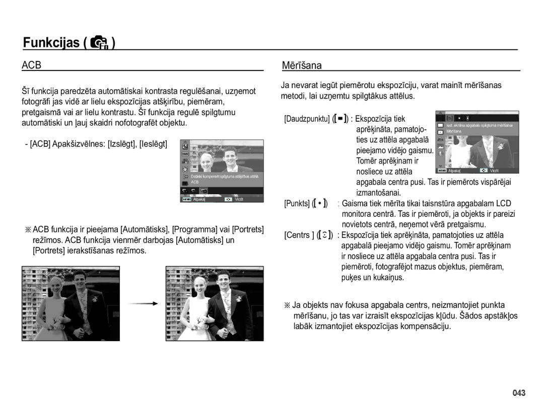 Samsung EC-PL50ZABP/RU, EC-PL50ZSBP/RU manual $&%, 0ƝUƯãDQD, PhwrglOdlXƽhpwxVslojwɨnxvDwwɲoxv, SxʒhvXqNxndlƽxv 