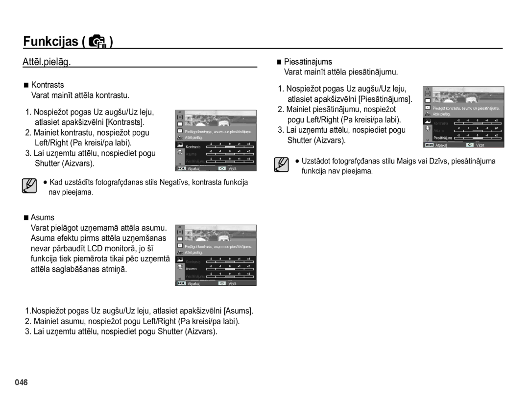 Samsung EC-PL50ZABP/RU manual $WwɲoSlhoɨj, QdySlhhmdpd, DWWƝODVDJODEƗãDQDVDWPLƼƗ, 9DUDWPDLQƯWDWWƝODNRQWUDVWX 