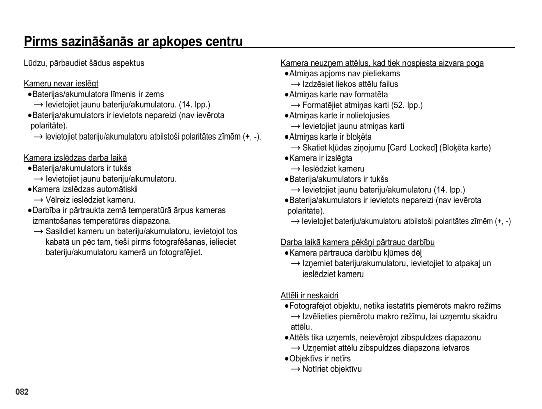 Samsung EC-PL50ZABP/RU, EC-PL50ZSBP/RU, EC-PL50ZBBP/RU manual 3LUPVVDLQƗãDQƗVDUDSNRSHVFHQWUX 