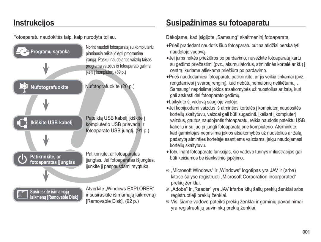 Samsung EC-PL50ZABP/RU, EC-PL50ZSBP/RU manual Qvwuxnflmrv, 1RULQWQDXGRWLIRWRDSDUDWąVXNRPSLXWHULX, QDXGRWRMRYDGRYą 