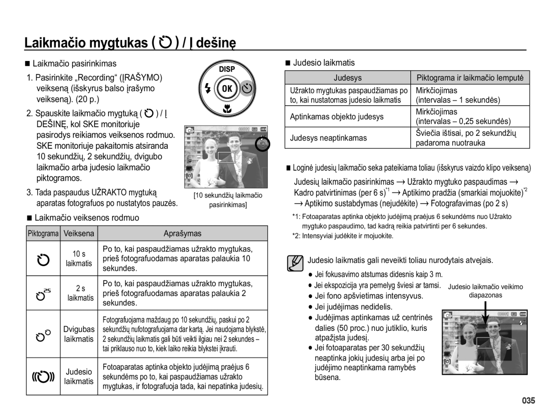 Samsung EC-PL50ZSBP/RU manual DLNPDþLRP\JWXNDV ƲGHãLQĊ, /DLNPDþLRSDVLULQNLPDV, Slnwrjudprv, -XghvlrOdlnpdwlv 