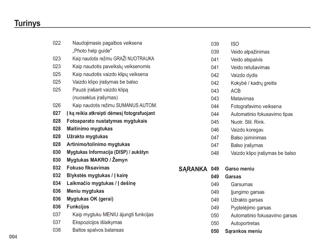 Samsung EC-PL50ZABP/RU, EC-PL50ZSBP/RU, EC-PL50ZBBP/RU manual 7XULQ\V 