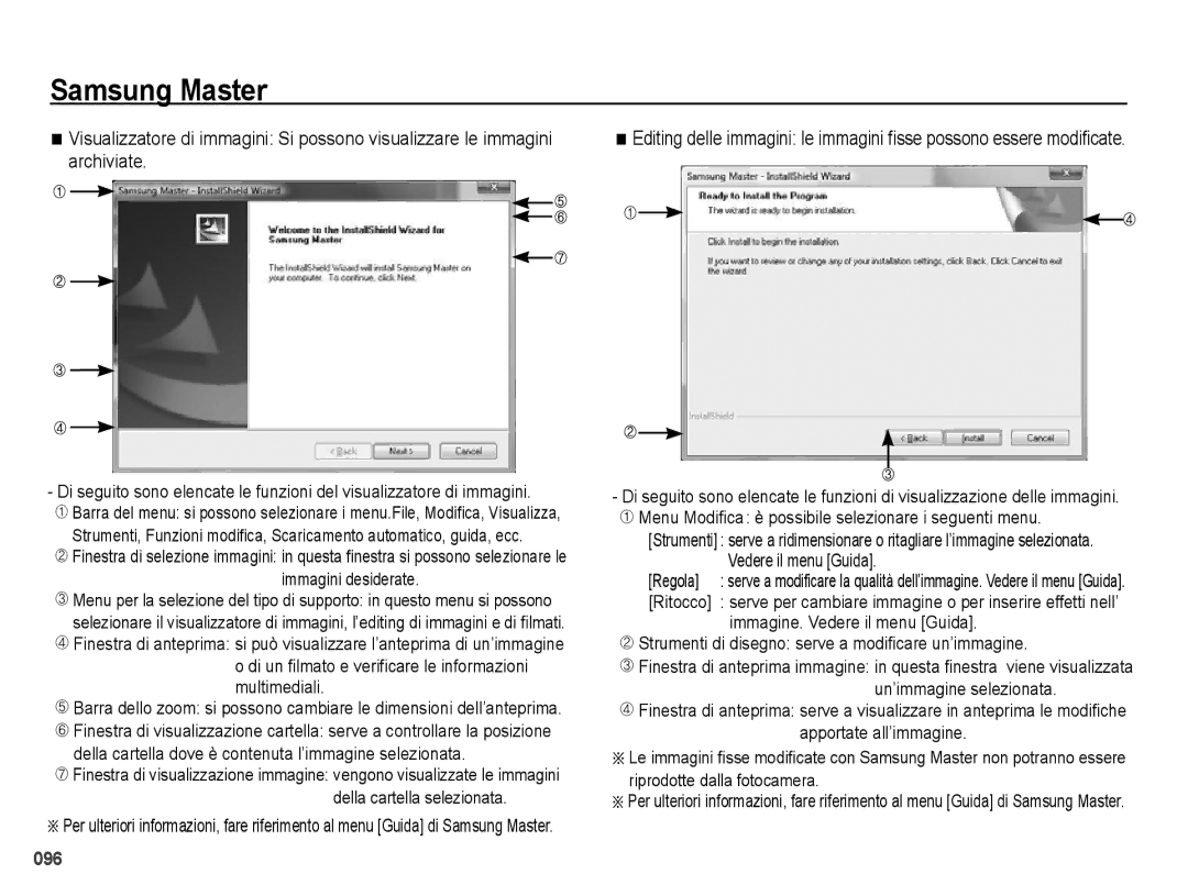 Samsung EC-PL51ZZBPRIT, EC-PL51ZZBPAIT manual Immagini desiderate, Di un filmato e verificare le informazioni multimediali 