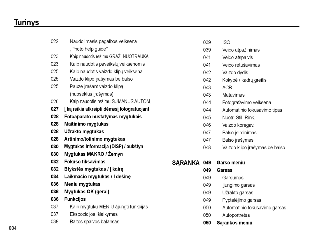 Samsung EC-PL51ZZBPBRU manual Naudojimasis pagalbos veiksena „Photo help guide, Kaip naudotis režimu Sumanus Autom 