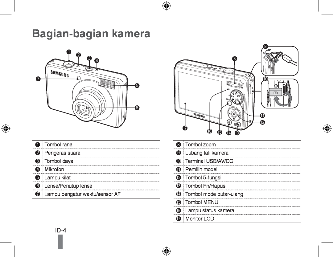 Samsung EC-PL51ZZBPRE2, EC-PL51ZZBPRE1, EC-PL51ZZBPAE1, EC-PL51ZZBPNE1, EC-PL51ZZBPAIT, EC-PL51ZZBPBE1 Bagian-bagian kamera 