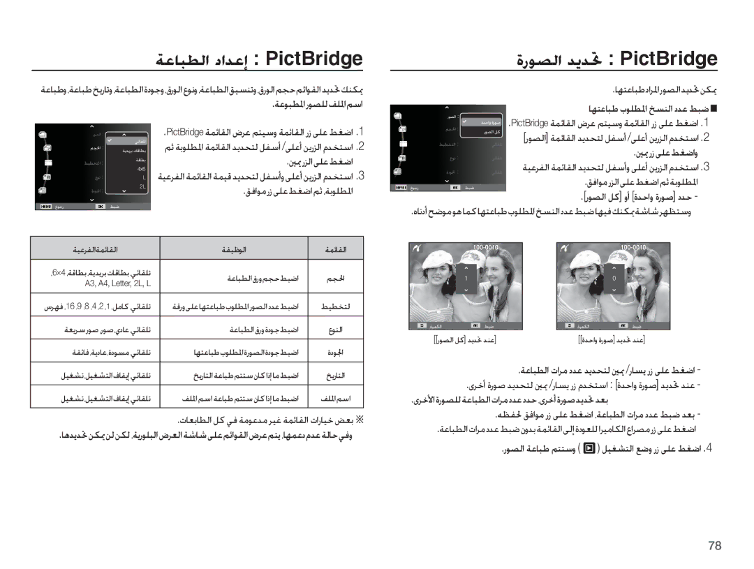 Samsung EC-PL55ZZDPBME, EC-PL55ZZDPUAS, EC-PL55ZZBPSSA ȜȤǞƫŽȚ ǋƁǋƎ PictBridge, ǗźȚǞžȤȥǟƴŸǓưǤȚǛŰȆǀŮǞƴƭƓȚ, ȠƚȤȥ ǟƴŸ ǓưǤȚȶ 