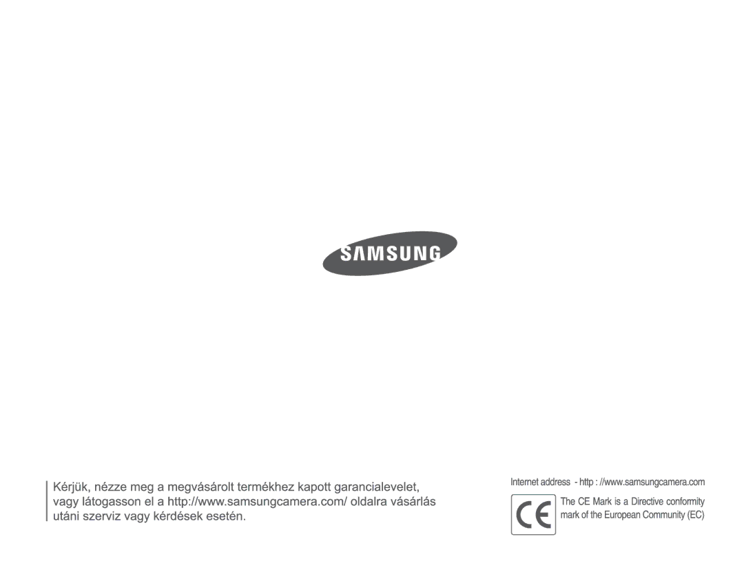 Samsung EC-PL60ZABP/E1, EC-PL60ZABP/IT, EC-PL60ZBBP/E3, EC-PL60ZPBP/E3, EC-PL60ZSBP/E3, EC-PL60ZABP/E3 manual 