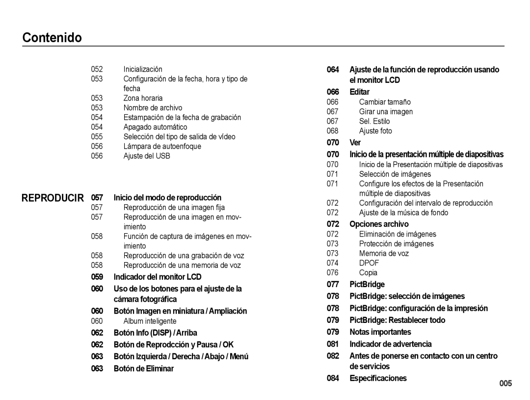 Samsung EC-PL60ZSBP/E1, EC-PL60ZPBP/E1 manual Album inteligente, Cambiar tamaño Girar una imagen 067 Sel. Estilo Ajuste foto 