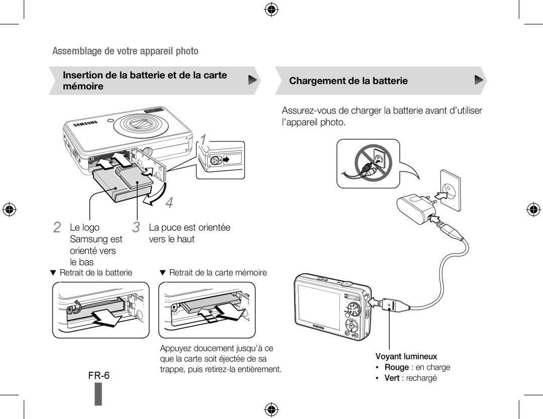 Samsung EC-PL60ZPBP/VN, EC-PL60ZPBP/FR, EC-PL60ZBBP/FR, EC-PL60ZSBP/FR Le logo, Samsung est Vers le haut Orienté vers Le bas 