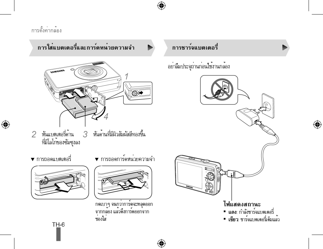 Samsung EC-PL60ZOBP/SA, EC-PL60ZPBP/FR, EC-PL60ZBBP/FR, EC-PL60ZSBP/FR, EC-PL60ZABP/FR, EC-PL60ZOBP/FR manual ไฟแสดงสถานะ 