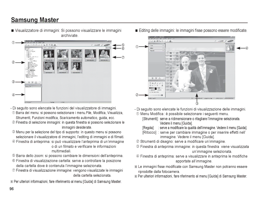 Samsung EC-PL65ZABA/IT, EC-PL65ZABP/IT manual Immagini desiderate, Di un filmato e verificare le informazioni multimediali 