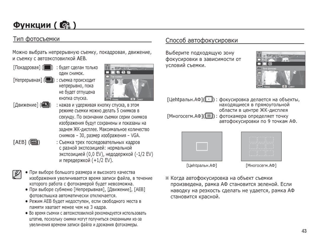 Samsung EC-PL65ZRBA/RU, EC-PL65ZBBP/RU, EC-PL65ZBBA/RU manual ǺȐȗ ȜȖȚȖșȢȍȔȒȐ, ǸȗȖșȖȉ ȈȊȚȖȜȖȒțșȐȘȖȊȒȐ, ȖȌȐȕ șȕȐȔȖȒ, Aeb 