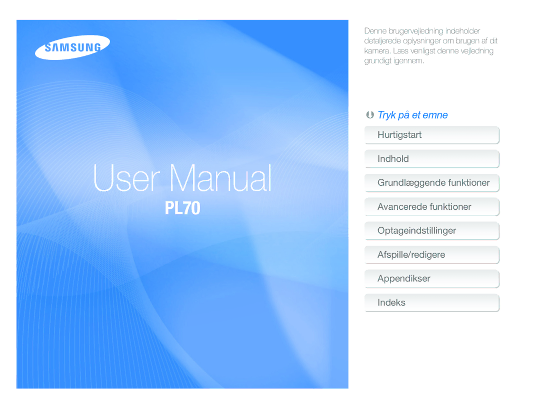 Samsung EC-PL70ZZBPBE2, EC-PL70ZZBPRE2, EC-PL70ZZBPSE2, EC-PL70ZZBPPE2 manual 