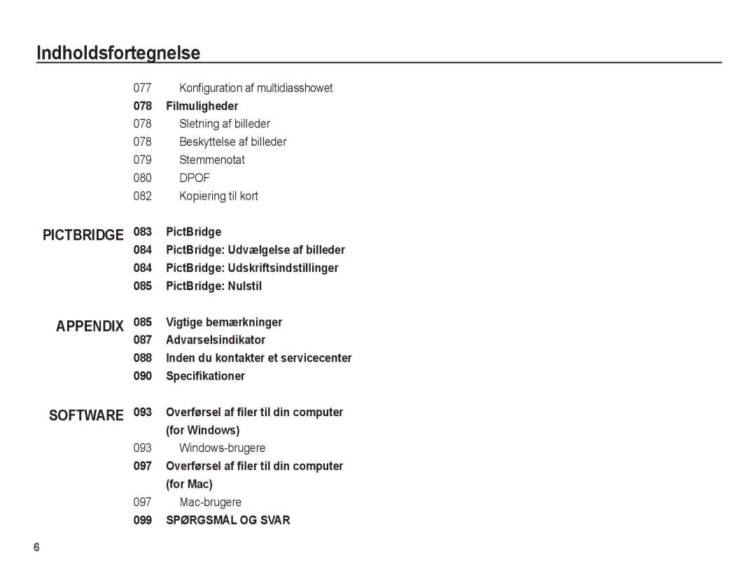 Samsung EC-PL80ZZBPLE2, EC-PL80ZZBPBE2 manual Konfiguration af multidiasshowet, Windows-brugere, Mac-brugere 