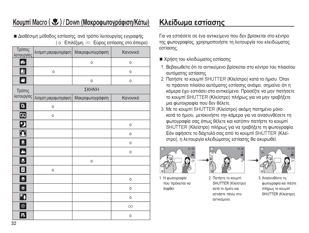 Samsung EC-PL80ZZBPSE3, EC-PL80ZZBPBE3, EC-PL80ZZBPLE3, EC-PL80ZZBPRE3 manual ȀȜİȓįȦȝĮ İıĲȓĮıȘȢ 