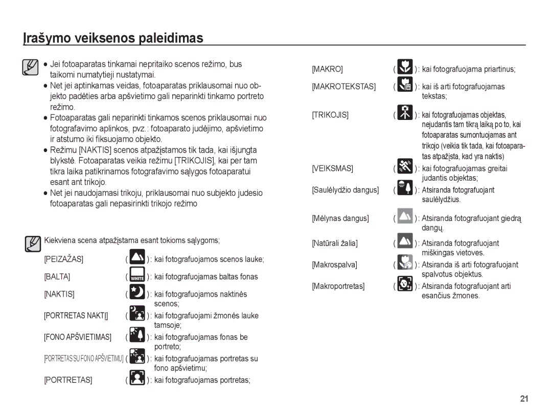 Samsung EC-PL80ZZBPSRU Scenos, Tamsoje, Portreto, Fono apšvietimu, Kai iš arti fotografuojamas, Tekstas, Judantis objektas 