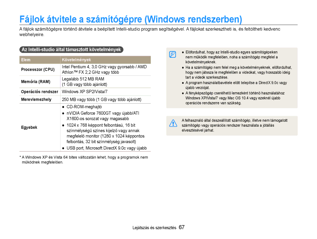 Samsung EC-PL90ZZBAEE2, EC-PL90ZZBAEE3, EC-PL90ZZBARE3, EC-PL90ZZBAAE3 Fájlok átvitele a számítógépre Windows rendszerben 