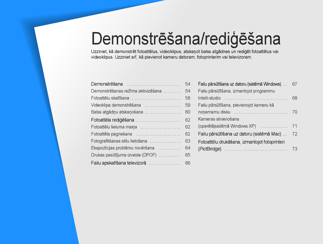 Samsung EC-PL90ZZBPERU manual Demonstrēšana/rediģēšana 