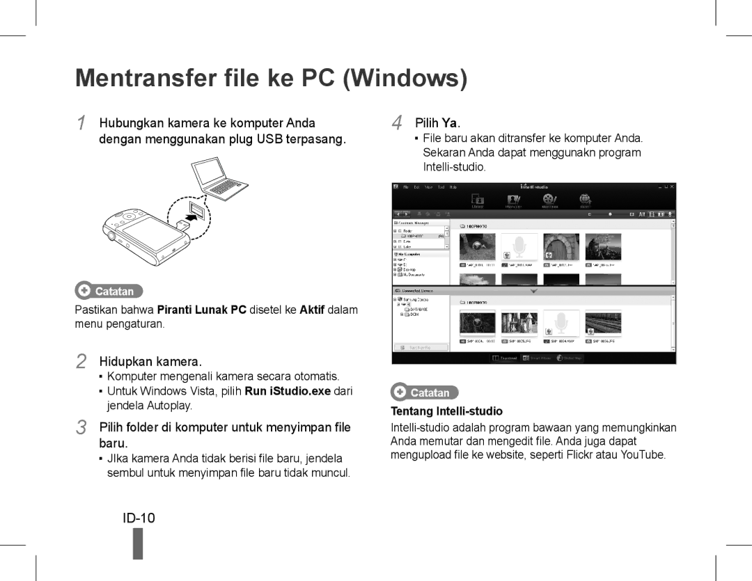 Samsung EC-PL90ZZBPAE1, EC-PL90ZZBPRE1, EC-PL90ZZBARE1, EC-PL90ZZBPEE1, EC-PL90ZZBAAIT Mentransfer file ke PC Windows, ID-10 