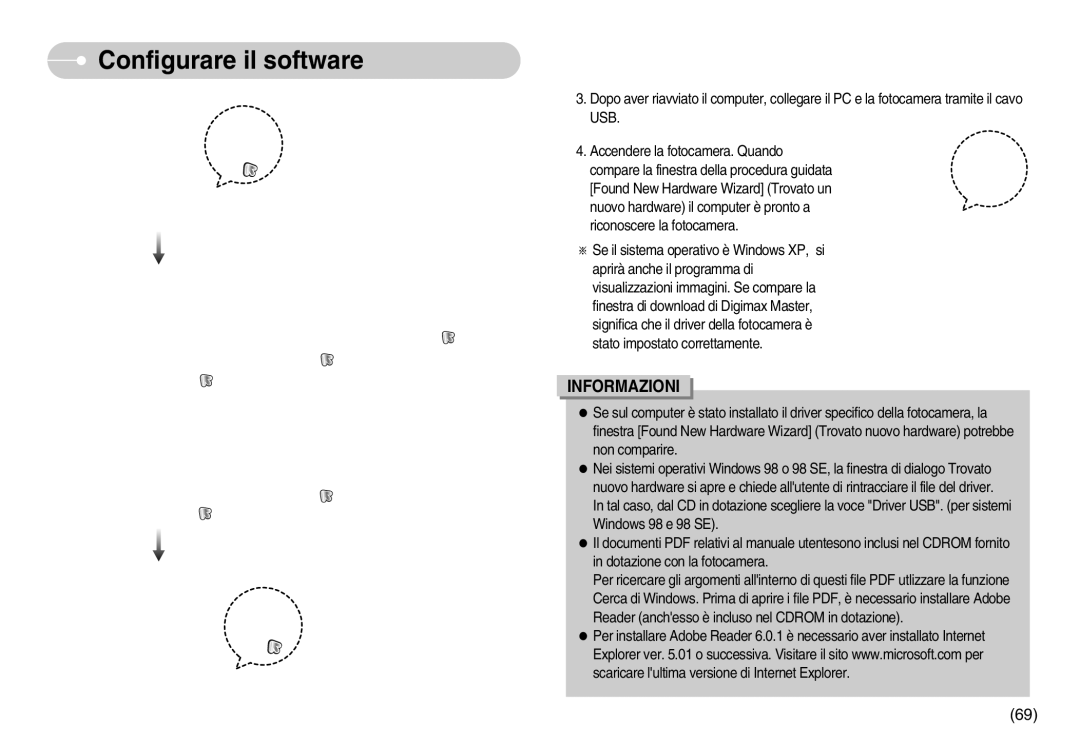 Samsung EC-S1000SBC/E1, EC-S1000SBB/E1, EC-S1000BBB/E1 manual Configurare il software 