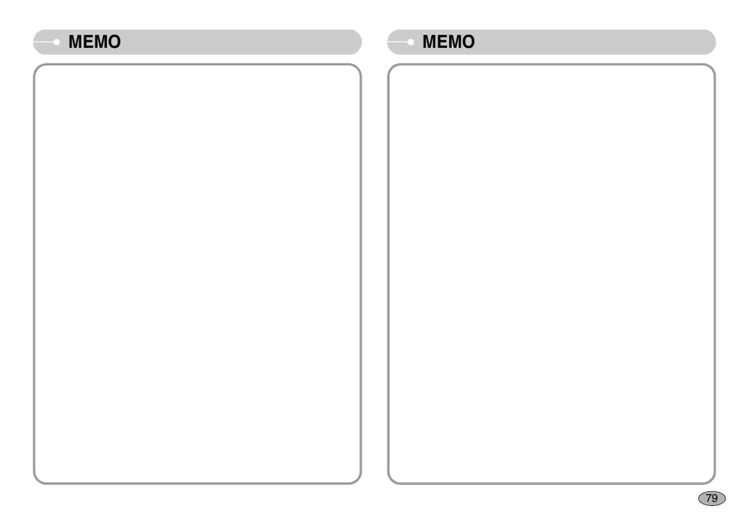 Samsung EC-S1000SBB/E1 manual Memo 