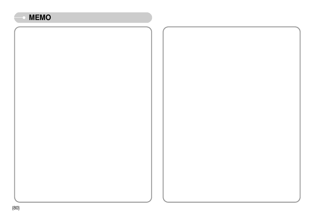 Samsung EC-S1000SBB/E1 manual Memo 