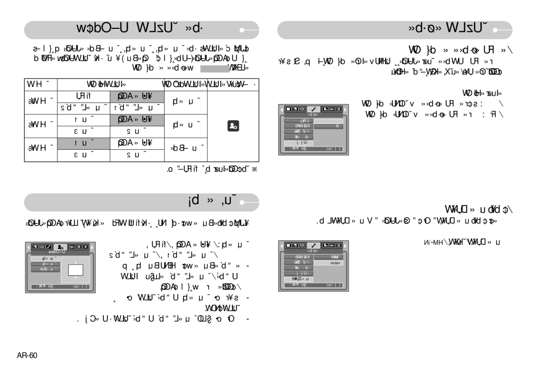 Samsung EC-S1030SDA/AS, EC-S1030BDA/AS, EC-S1030SBB/AS, EC-S1030SDD/AS, EC-S1030BBB/TR manual «∞∂b¡ …Åu¸, ØU±Od¢w ÆUzLW ≈´b«œ 