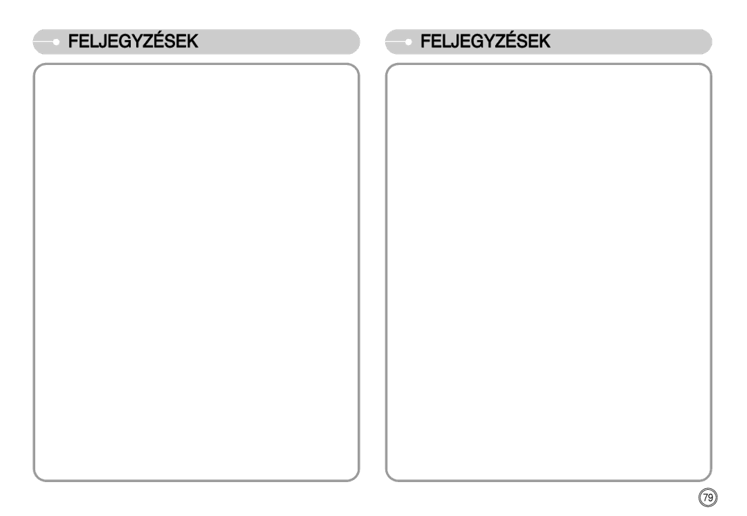 Samsung EC-S1030BDC/DE, EC-S1030SBA/FI, EC-S1030SBA/E1 manual Feljegyzések Feljegyzések 