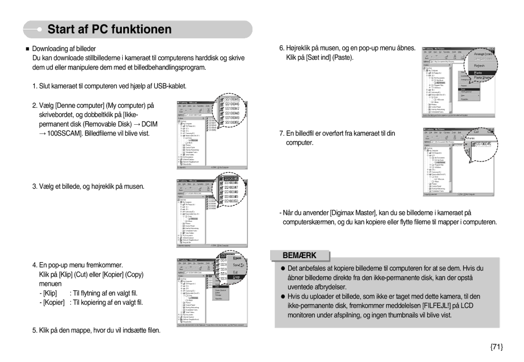 Samsung EC-S1030BDC/DE, EC-S1030SBA/FI, EC-S1030SDC/DE, EC-S1030SBB/E2, EC-S1030BBC/E2, EC-S1030SBC/E2, EC-S1030BBA/FI Bemærk 