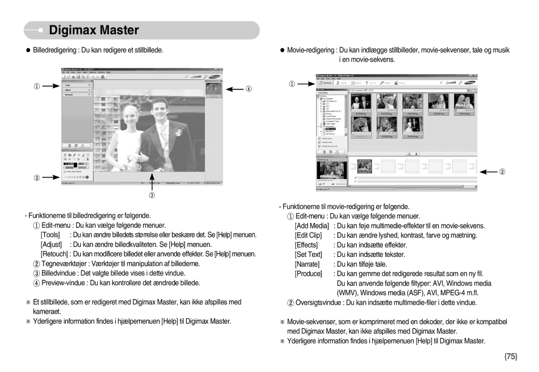 Samsung EC-S1030BBA/FI, EC-S1030SBA/FI, EC-S1030SDC/DE, EC-S1030BDC/DE, EC-S1030SBB/E2, EC-S1030BBC/E2 manual Digimax Master 