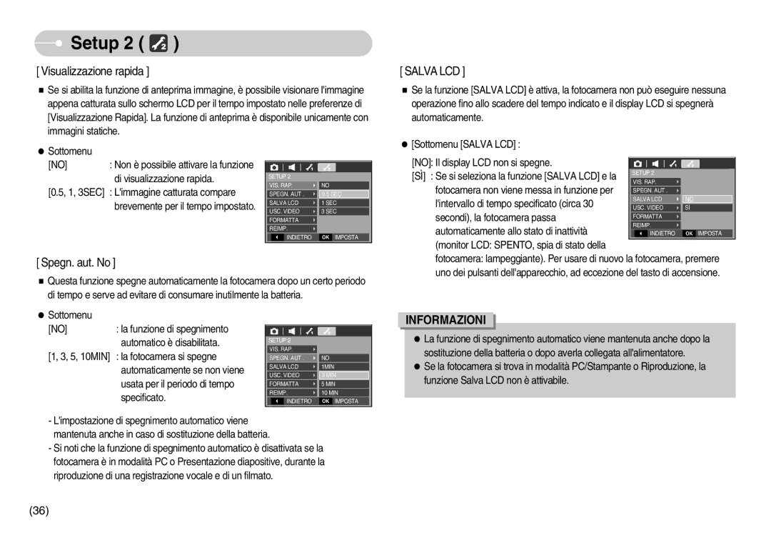 Samsung EC-S1050SDA/DE, EC-S1050BDA/DE, STC-S1050S, EC-S1050SBA/IT, EC-S1050BBA/E1, EC-S1050BBA/IT, EC-S1050SFB/IT Salva LCD 