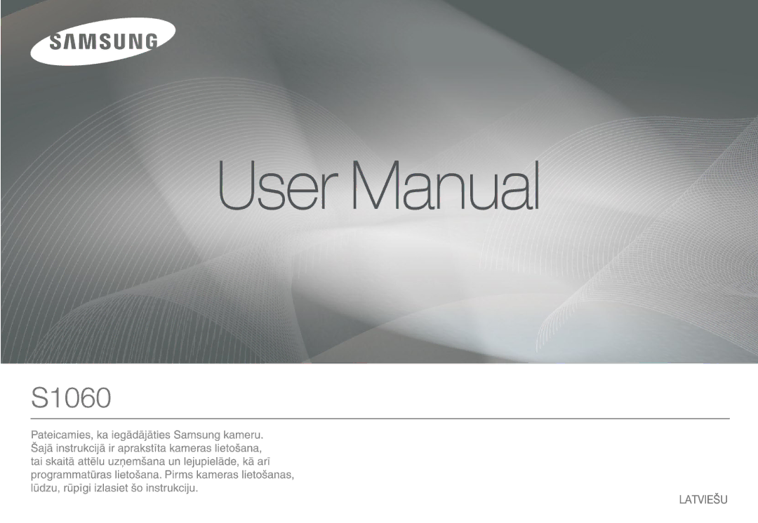 Samsung EC-S1060SBA/RU, EC-S1060BBA/RU manual 